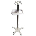 PORTAVENOCLISIS RODABLE CON CHAROLA