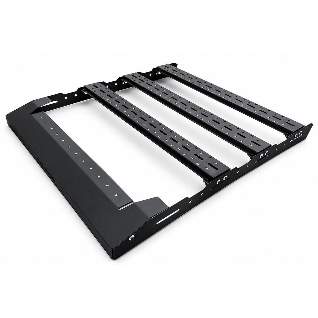 Iron Grid Bed Rack